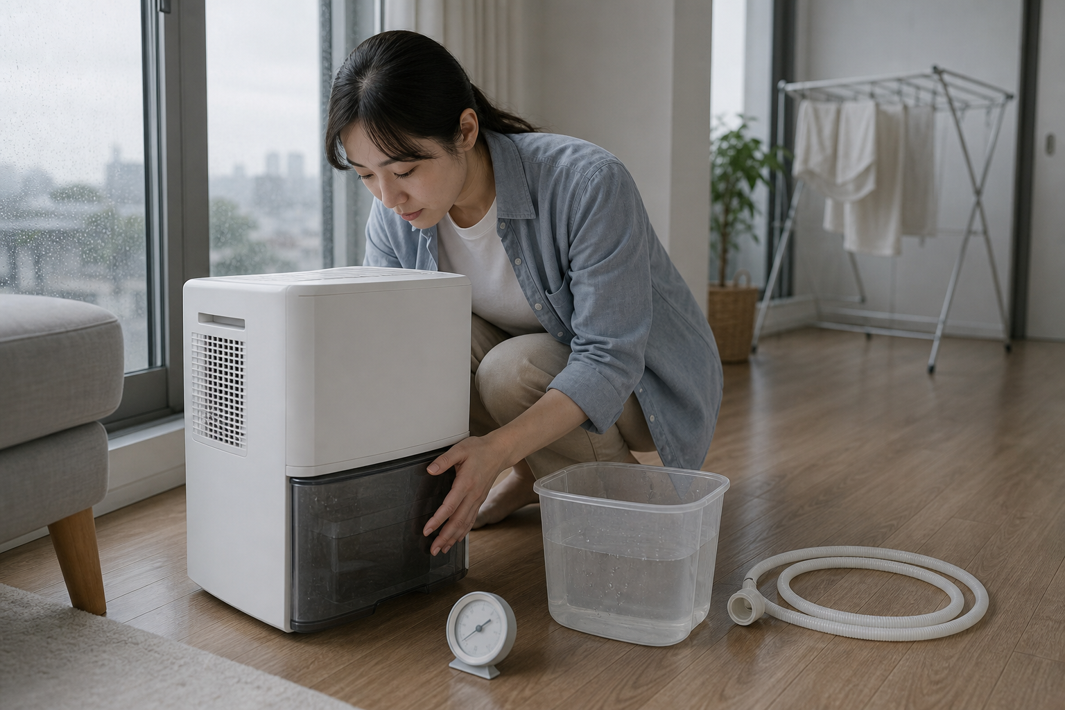 장마철 제습기 점검표: 습도, 배수, 전기 사용을 공식 자료 기준으로 확인하기